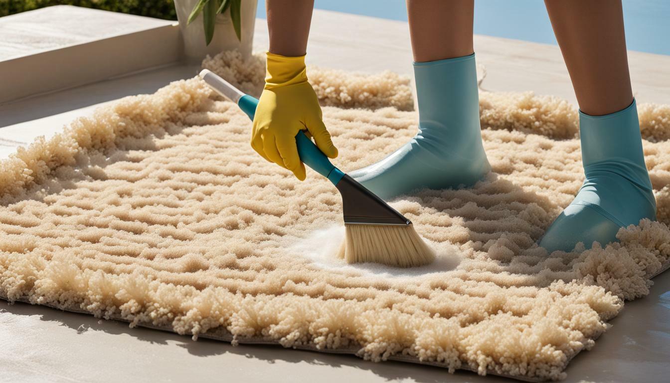 como lavar alfombras