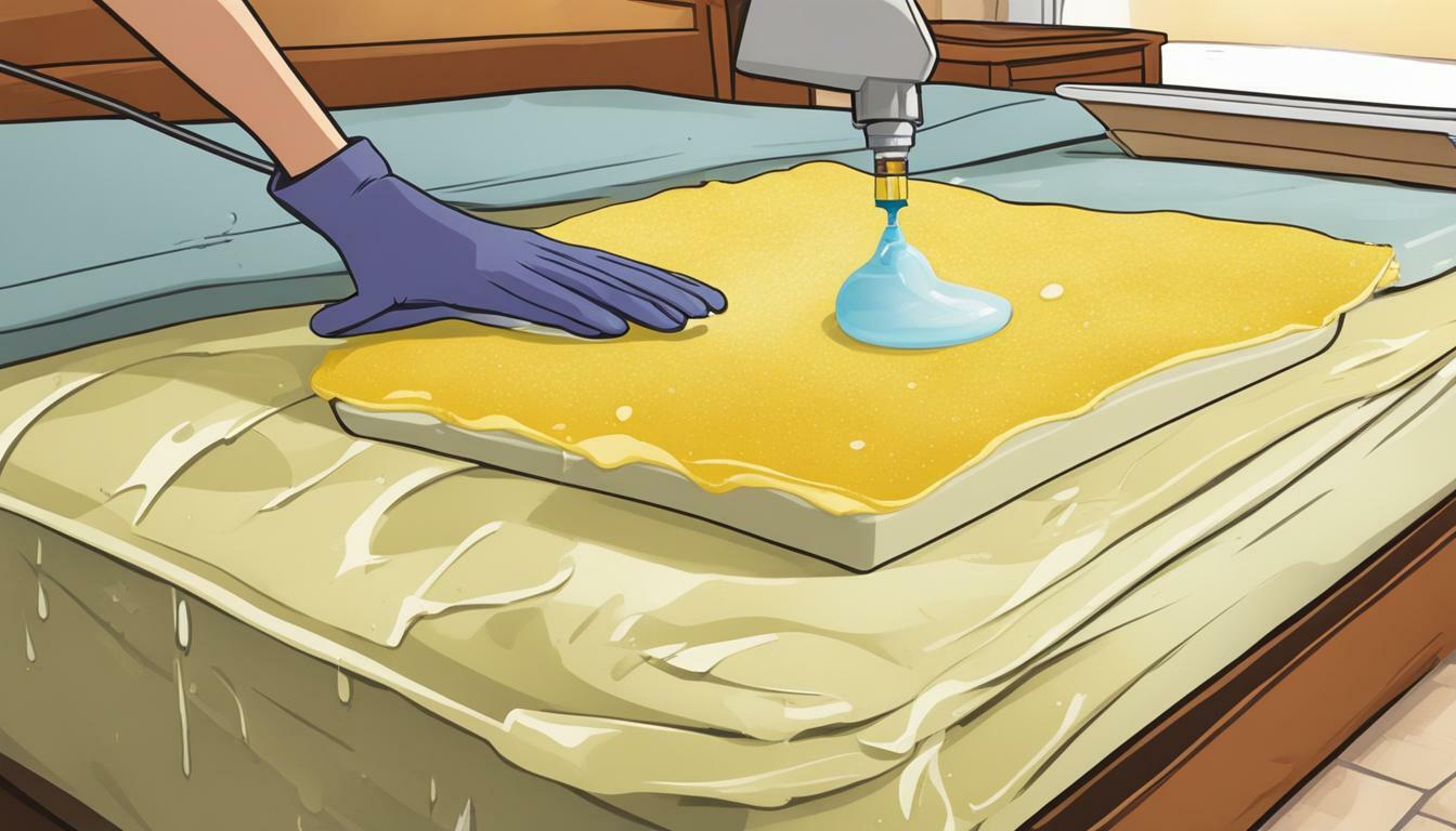 How to remove yellow mattress spots