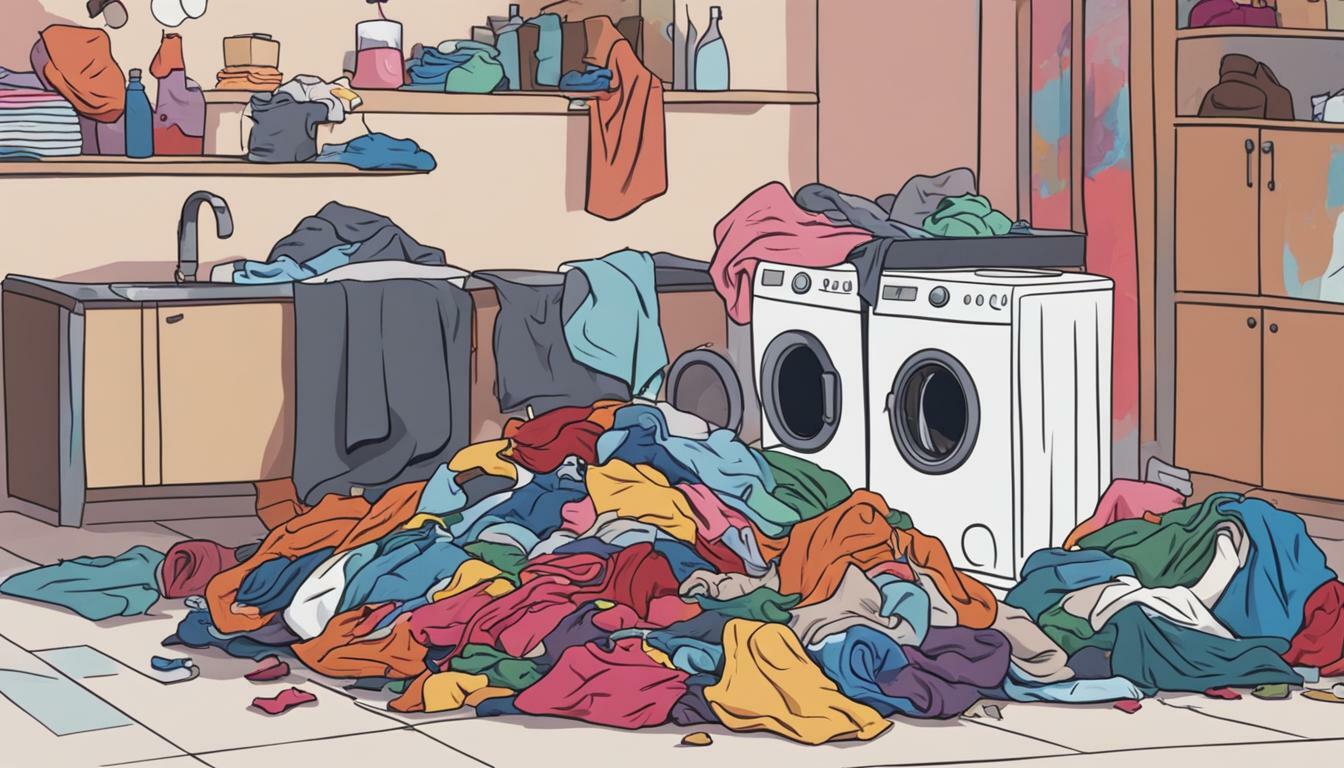 How to wash clothes that go off in washing machine