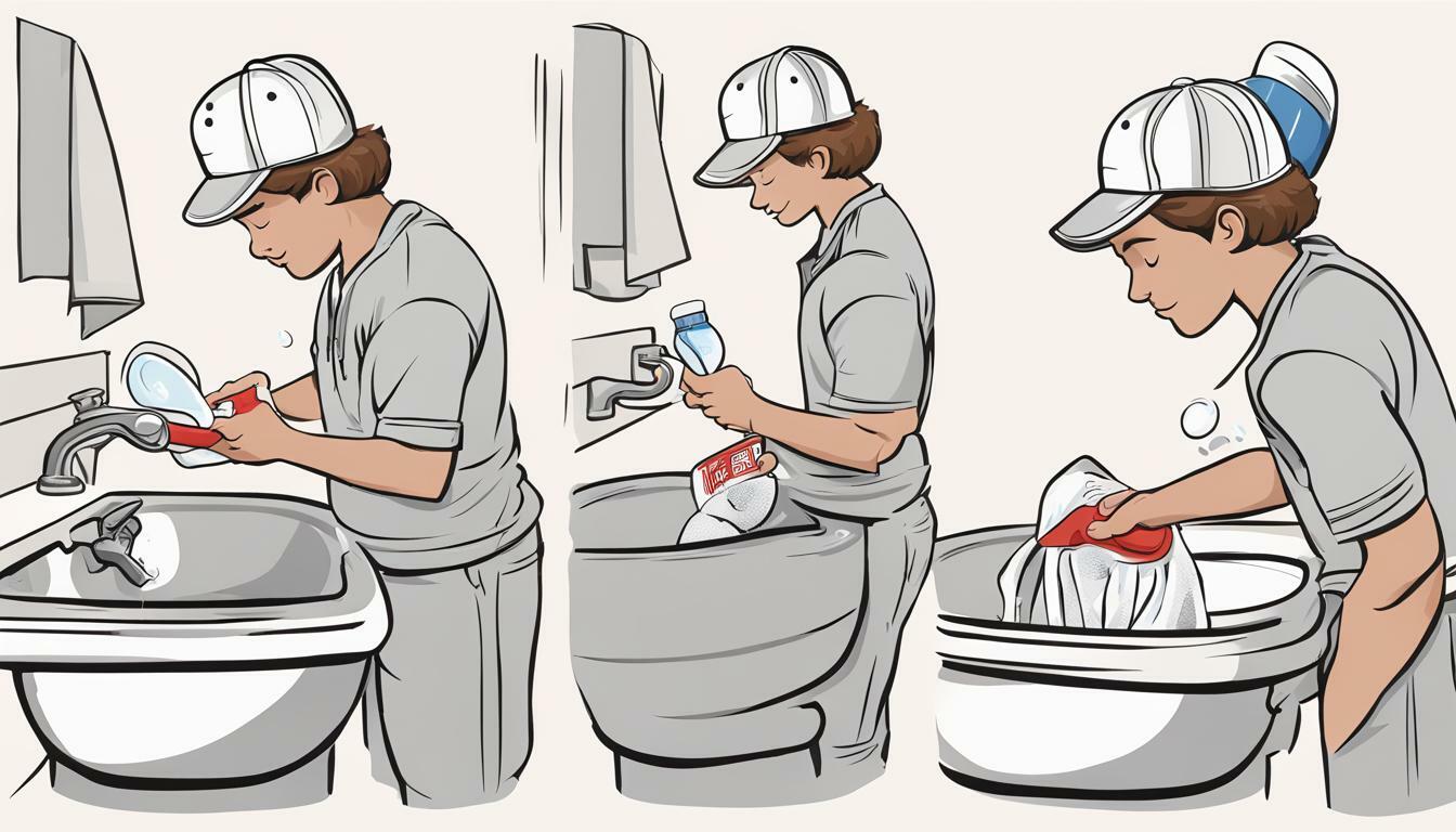 como lavar gorras