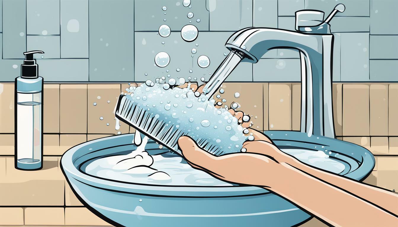 como lavar los cepillos del pelo