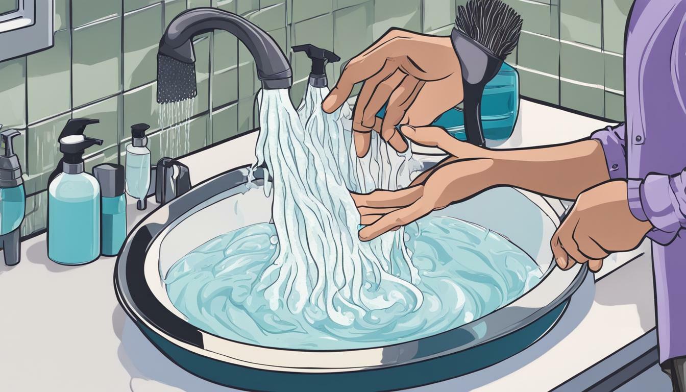 como lavar una peluca en casa