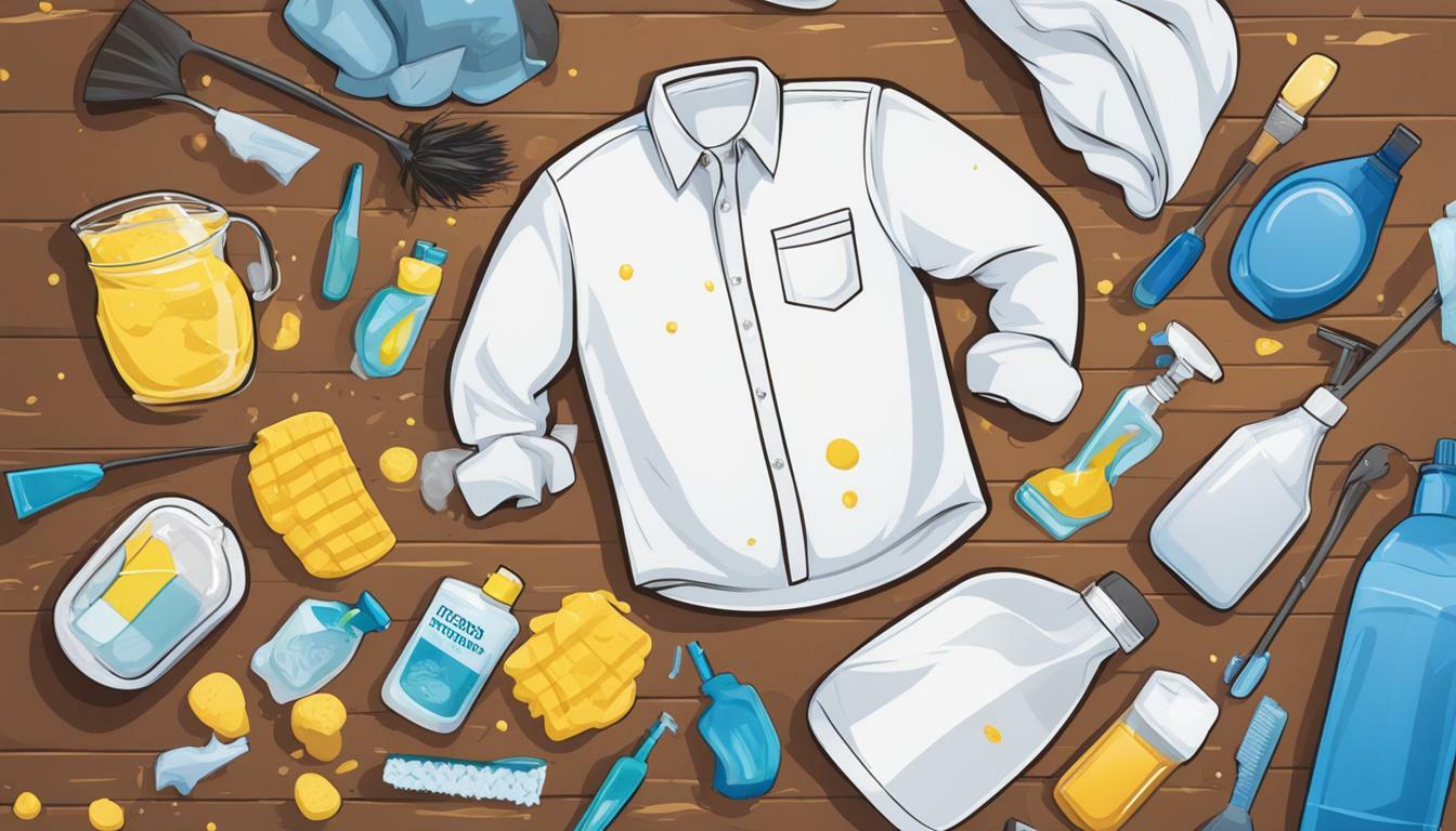 how to remove yellow sweat stains on white clothes