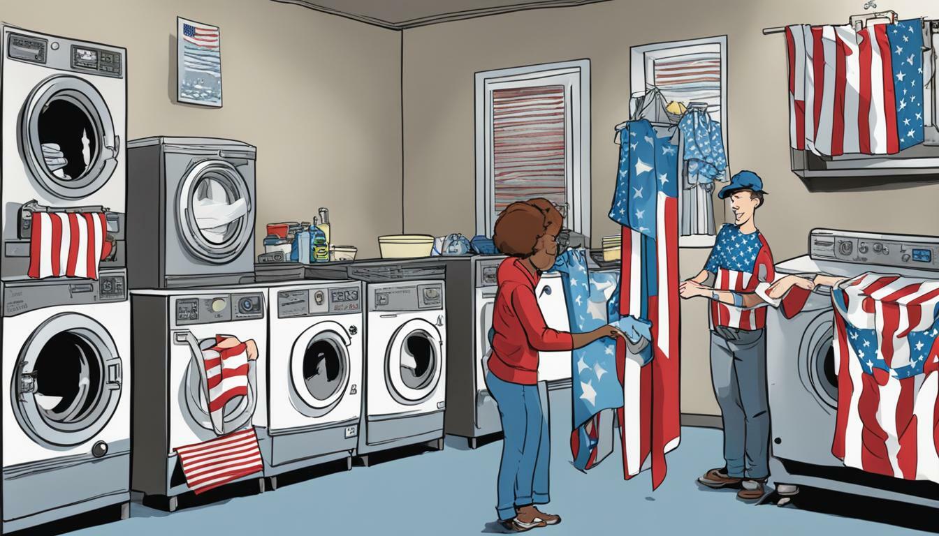 how to wash an American in the washing machine