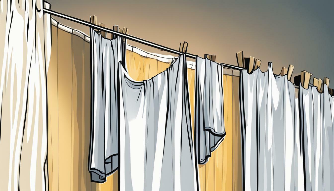 how to wash the curtains so that they are white