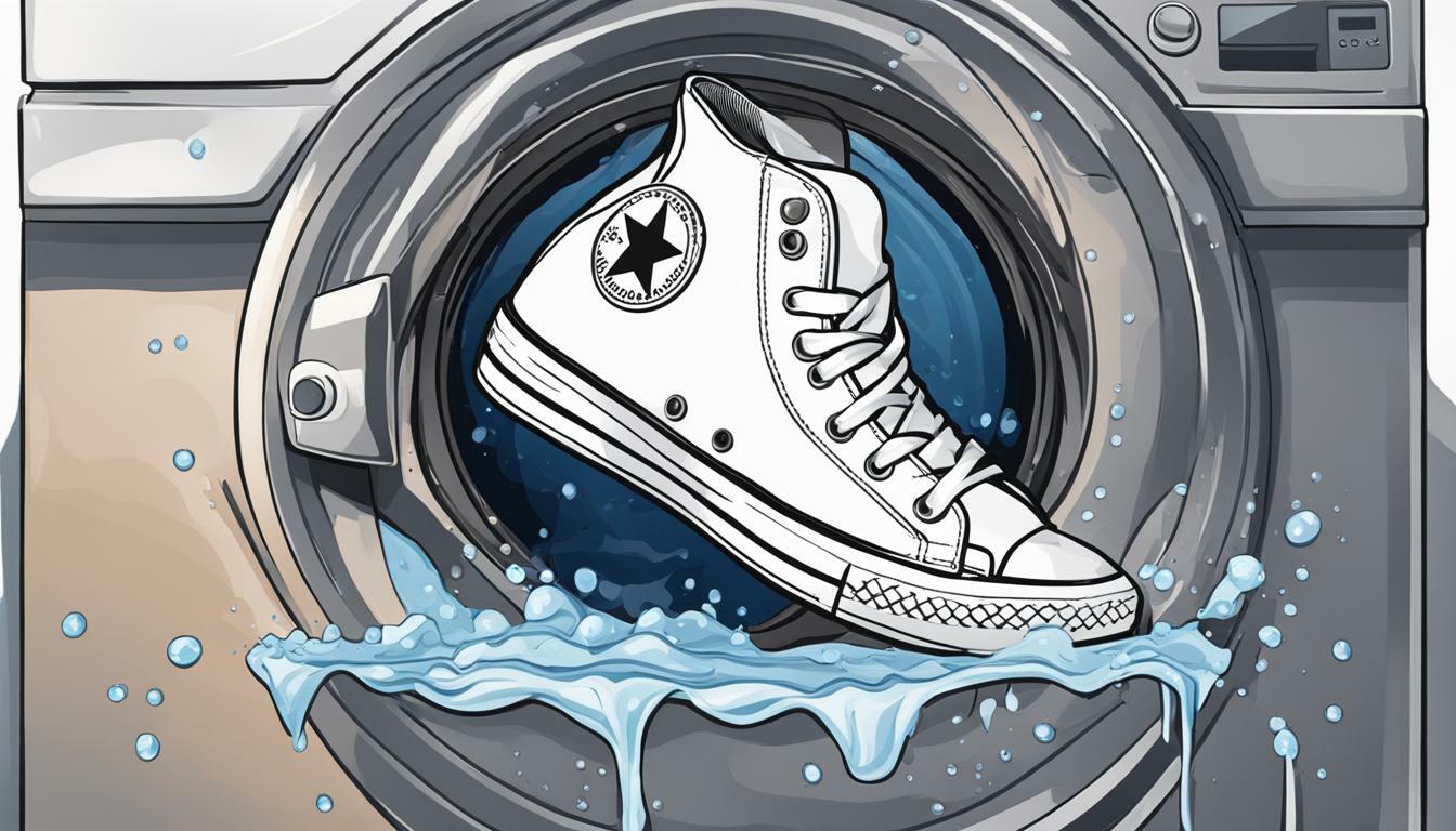 how to wash the white converse in washing machine