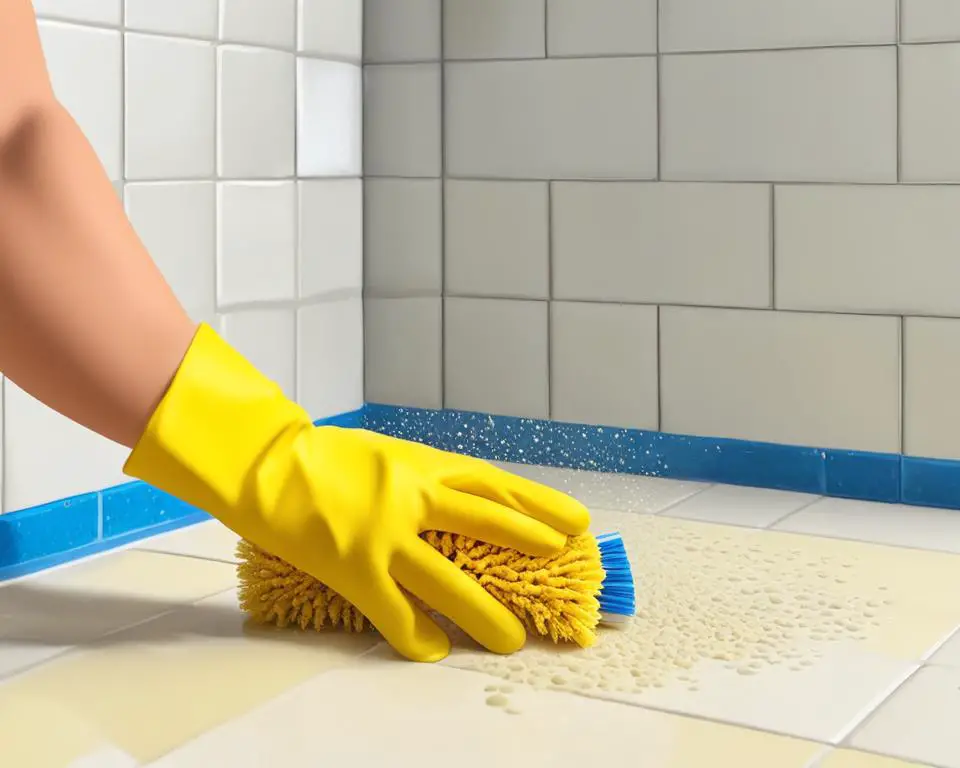 como quitar manchas amarillas del plato de ducha