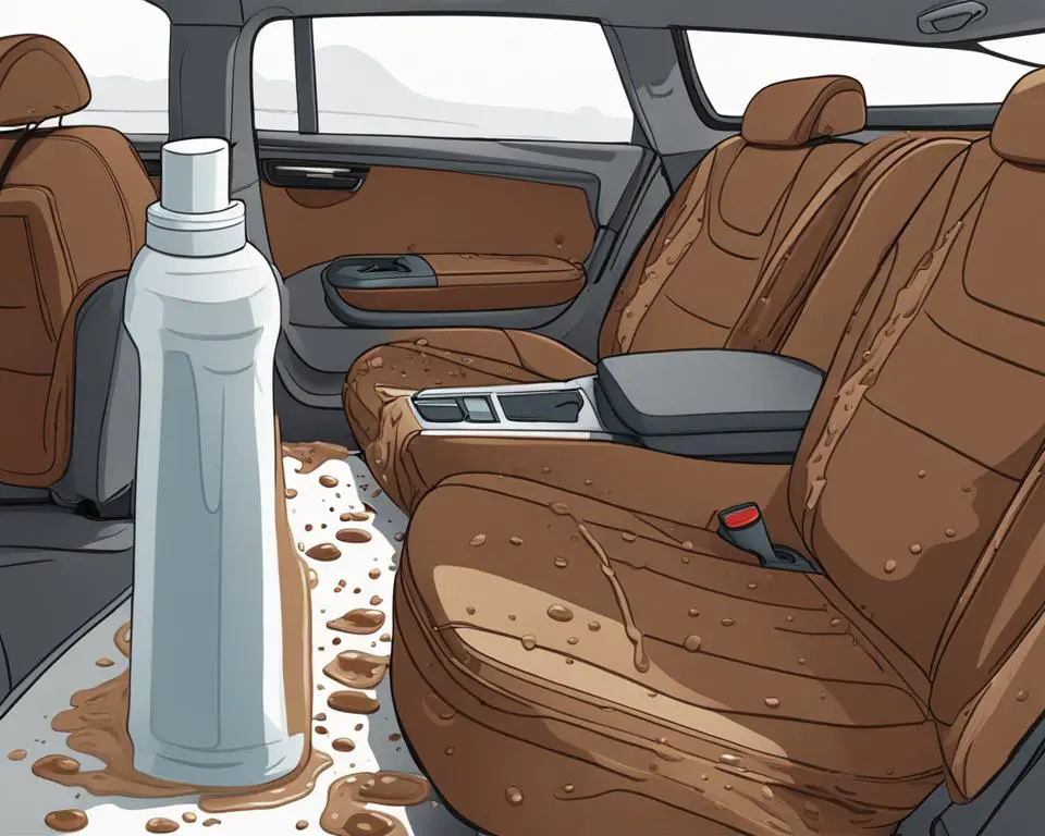 como quitar manchas de cafe en asientos del coche