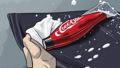 como quitar manchas de coca cola seca